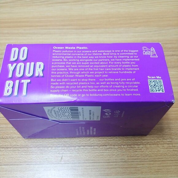 Bold Uniq Purple Hair Mask Toner Blonde Platinum Bleached Silver Gray 200mL - Picture 5 of 5